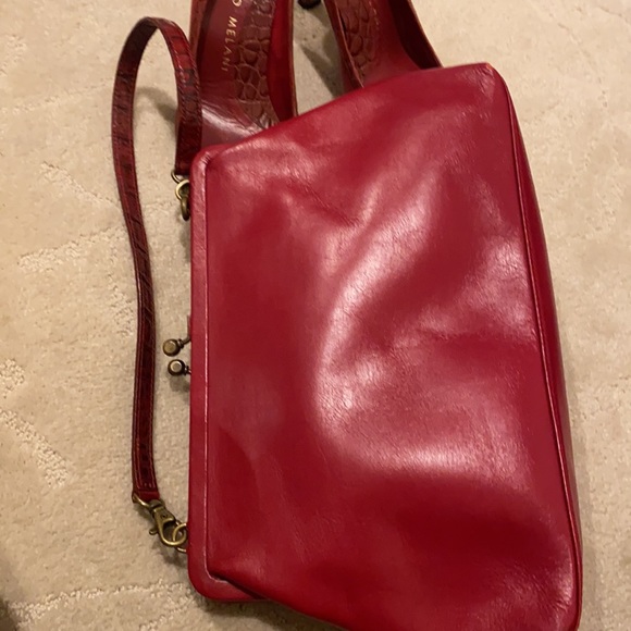 Preston & York Red gorgeous with snake or something else print purse ๐ - Picture 7 of 8